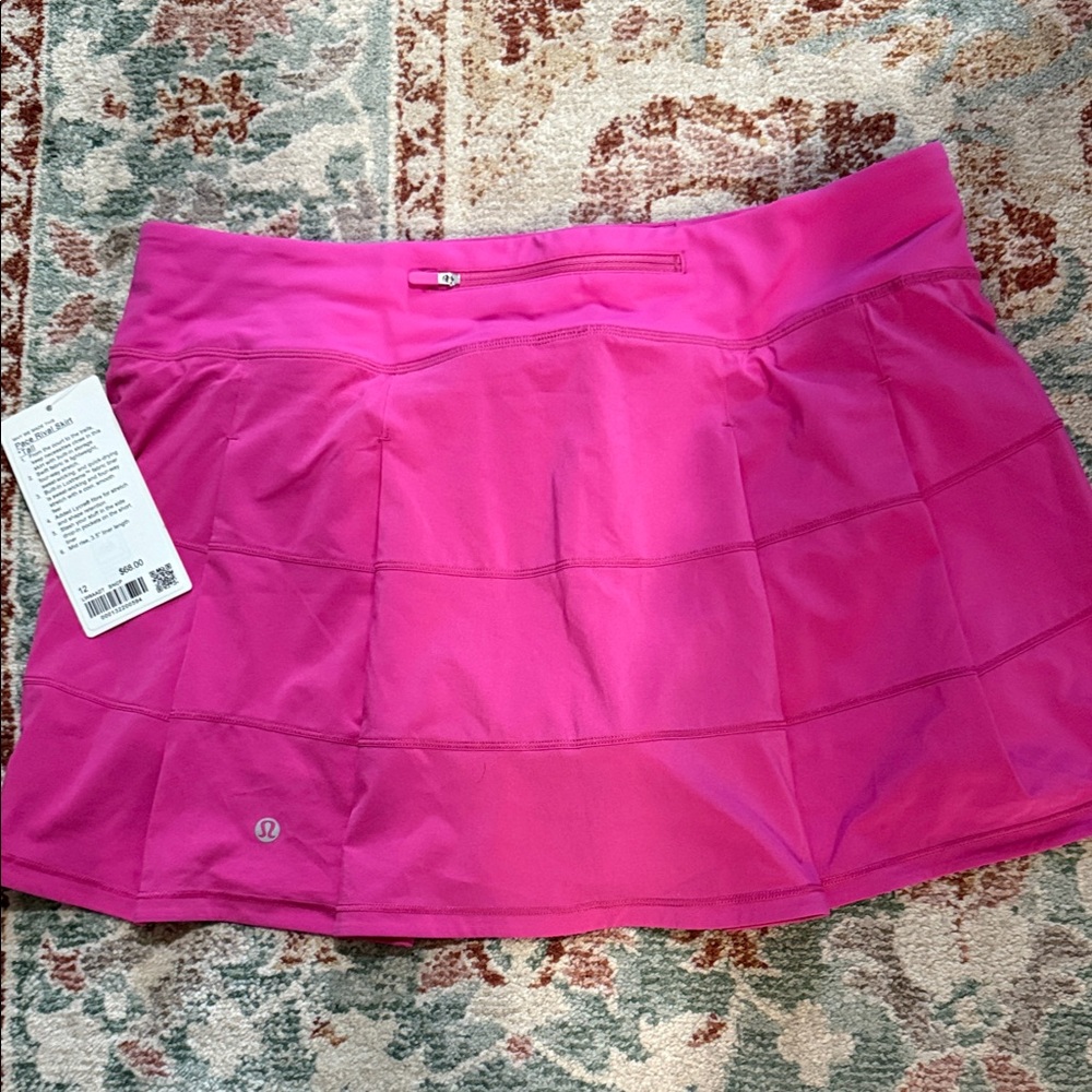 Pink Lululemon Tennis Skirt